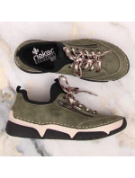 Pohodlná polobotka Rieker W RKR610 zelená