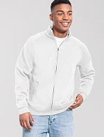 Fruit of the Loom Iconic Premium Sweat Jacket Mikina z těžké bavlny 16.2290 white