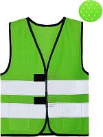 – Dětská síťovaná bezpečnostní vesta 76.1 neon green model 22461379 - Korntex – Dětská síťovaná bezpečnostní vesta 76.1 neon green model 22461379 - Korntex