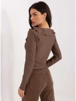 Bluzka IT BZ model 21788983 brązowy - FPrice Bluzka IT BZ model 21788983 brązowy - FPrice