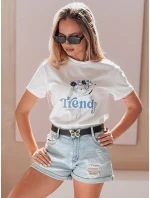 Dámské džínové šortky s páskem SUMMERFLY blue FashionStreet SY0482 Dámské džínové šortky s páskem SUMMERFLY blue FashionStreet SY0482