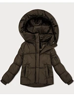 Dámská přechodná bunda oversize S'West hnědá (B2003-48)