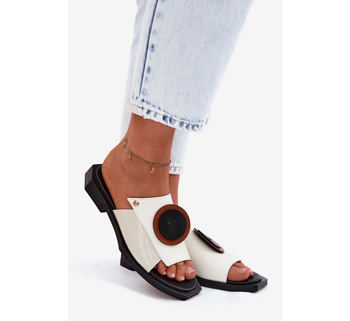 Kožené dámské pantofle model 22123051 - Maciejka