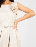 Šaty IT SK 21861.86 světle béžové