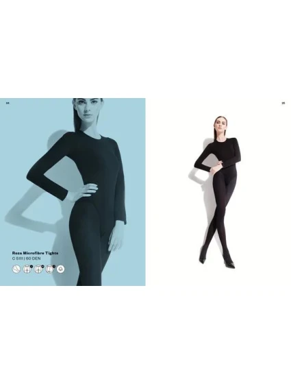 Dámské punčochy Classic Roza C model 22030006 60 den - Fiore