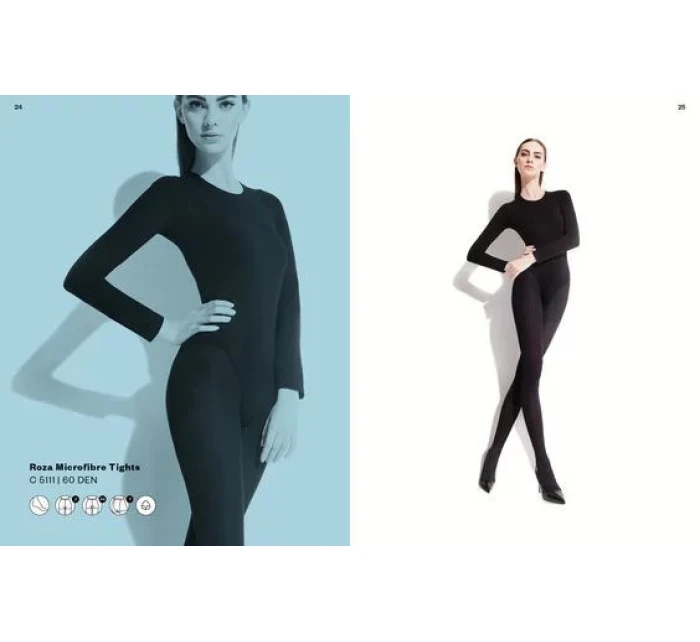 Dámské punčochy Classic Roza C model 22030006 60 den - Fiore