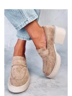 Dámské mokasiny NS382P béžové - Inello