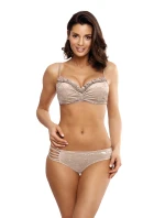 Plavky Sylvia Mosaico M-549 (1) sv.hnědé - Marko