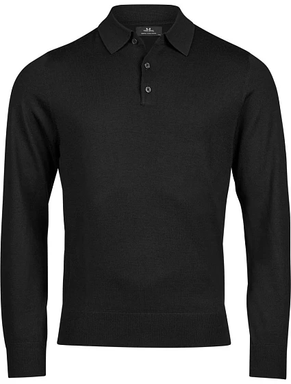 Tee Jays TJ 6002 Polo pletený svetr 18.6002 pine Tee Jays TJ 6002 Polo pletený svetr 18.6002 pine