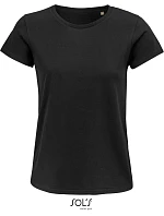 SOL'S Crusader Women Dámské tričko z bio bavlny 25.3581 deep black SOL'S Crusader Women Dámské tričko z bio bavlny 25.3581 deep black