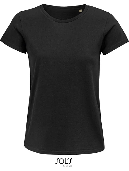 SOL'S Crusader Women Dámské tričko z bio bavlny 25.3581 deep black SOL'S Crusader Women Dámské tričko z bio bavlny 25.3581 deep black
