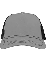 Atlantis Headwear Rapper Canvas-S 5 panelová Trucker kšiltovka 33.0234 grey/black Atlantis Headwear Rapper Canvas-S 5 panelová Trucker kšiltovka 33.0234 grey/black