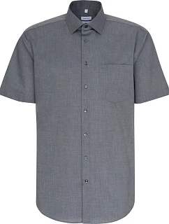Seidensticker Shirt Regular SSL Košile s krátkým rukávem 78.3001 anthracite
