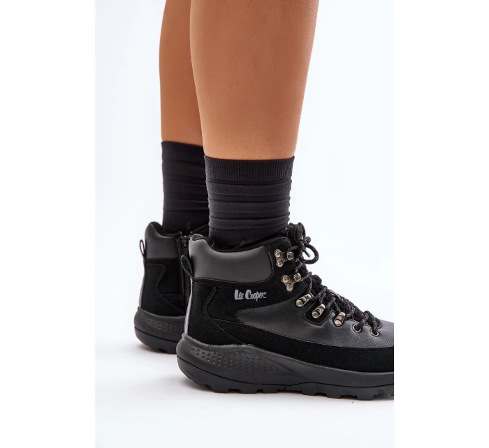 Dámské Lehká Kotníková Obuv Na Zip Černá Lee Cooper LCJ-24-03-3073