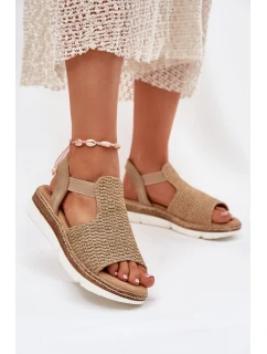 Dámské Sandály S Pletením model 21698599 - EVENTO