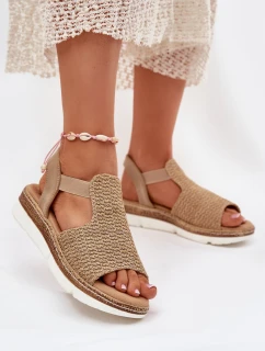 Dámské Sandály S Pletením model 21698599 - EVENTO