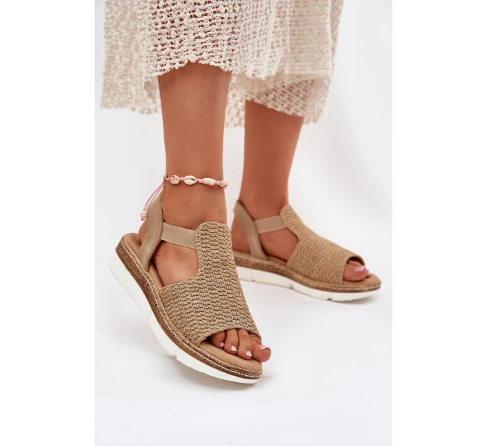 Dámské Sandály S Pletením model 21698599 - EVENTO Dámské Sandály S Pletením model 21698599 - EVENTO