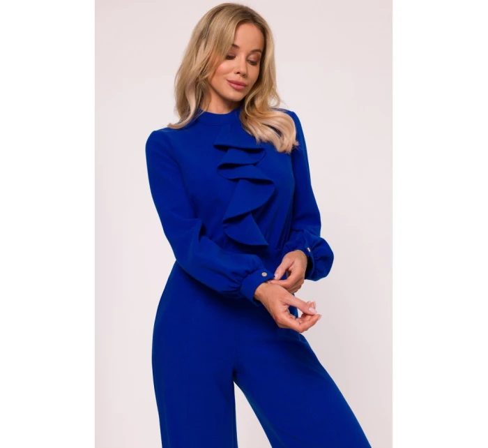 S420 Kombinéza s volánem - královská modř