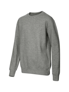 Crew mikina dětská tmavě šedý melír