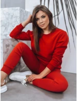 Dámská tepláková souprava FITT červená FashionStreet AY0794