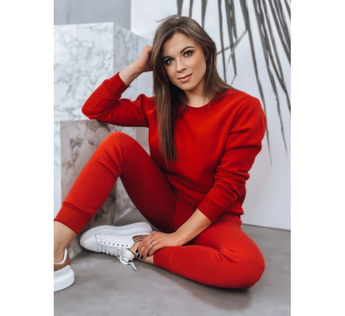 Dámská tepláková souprava FITT červená FashionStreet AY0794