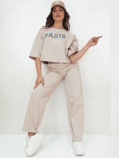 MILEKAN béžový dámský set FashionStreet AY1051