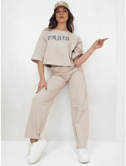 MILEKAN béžový dámský set FashionStreet AY1051