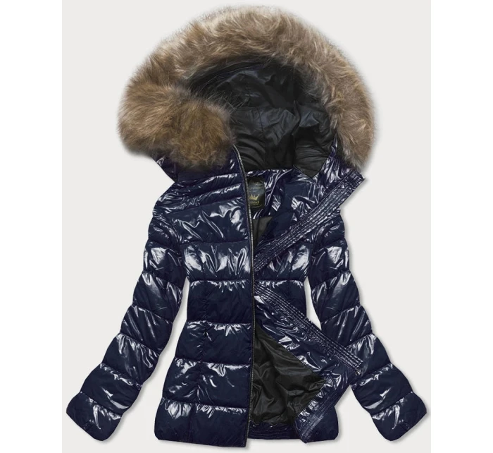 PIKOWANA KURTKA DAMSKA GRANATOWA model 21242188 - Libland