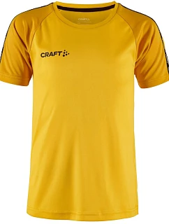 Craft Teamwear Squad Go Contrast Jersey Jr Dětské kontrastní sportovní tričko 82.2727 sweden yellow/golden