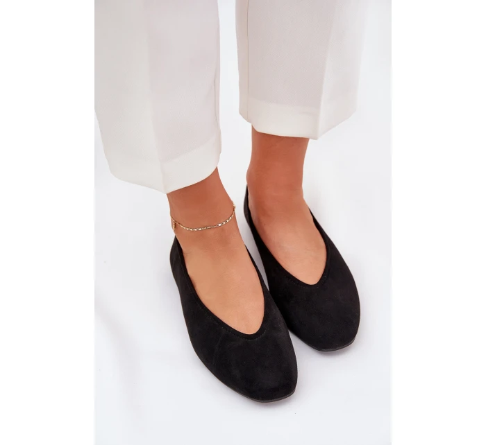 Klasické Baletky Z Eko Černé model 21687307 - Boto Klasické Baletky Z Eko Černé model 21687307 - Boto