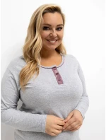 DU PI pyžamo FP 500.25 šedé DU PI pyžamo FP 500.25 šedé