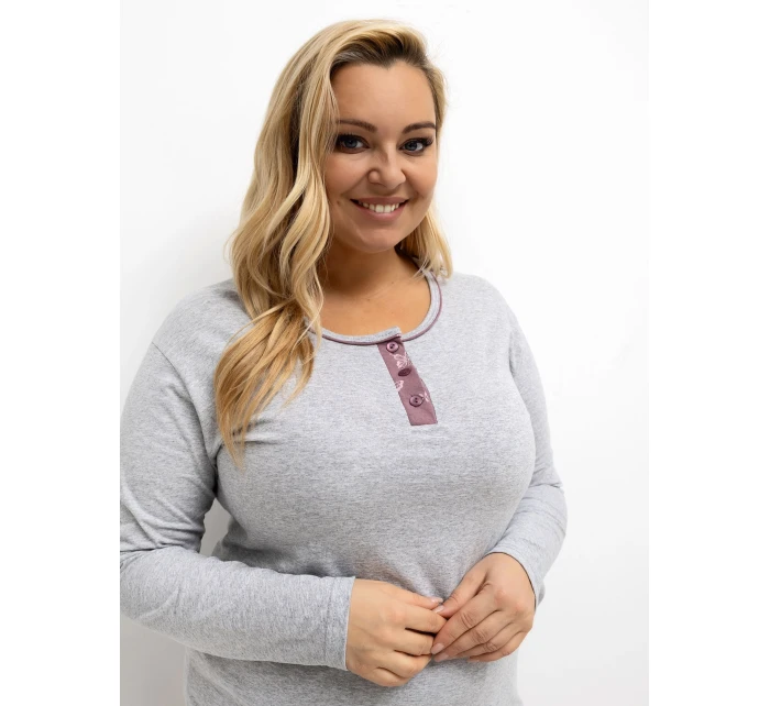 DU PI pyžamo FP 500.25 šedé DU PI pyžamo FP 500.25 šedé