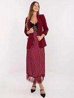 Sukně MI SD 4213.52 bordó