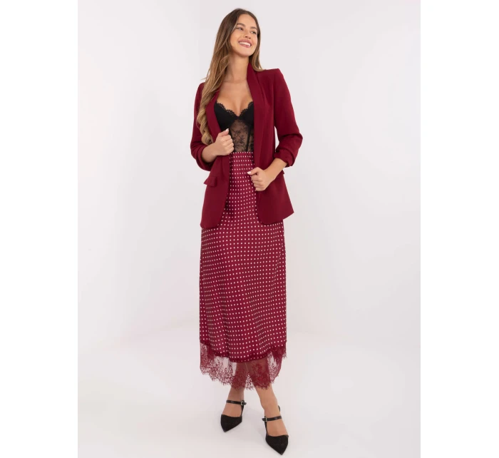 Sukně MI SD 4213.52 bordó