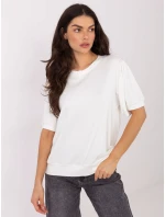 Bluzka MJ BZ model 21791145 ecru - FPrice Bluzka MJ BZ model 21791145 ecru - FPrice