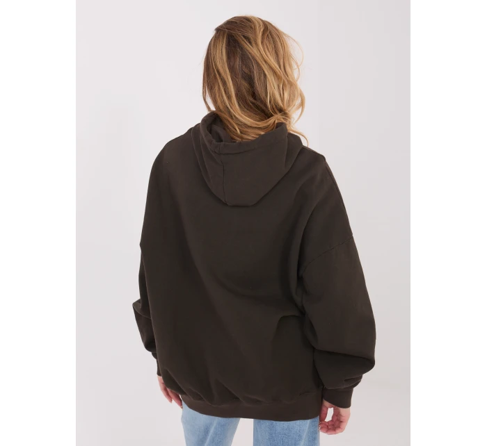 WT BL mikina A1066.53 tmavě hnědá