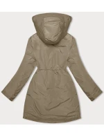 Dámská zimní bunda ve velbloudí barvě s kožešinovou podšívkou Glakate model 21247435 - Miss TiTi