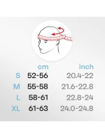 Lyžařská helma Meteor Avalo S 53-55 cm černá