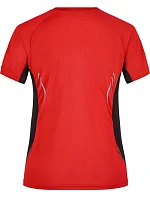JN 390 Dámské běžecké tričko s výstřihem do V model 22486501 red/black - Daiber JN 390 Dámské běžecké tričko s výstřihem do V model 22486501 red/black - Daiber