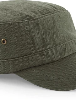 B 38 Kšiltovka  vintage olive model 22432905 - Beechfield