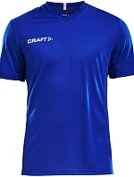 Craft Teamwear Squad Go Jersey Solid M Pánské sportovní tričko s výstřihem do V 82.5560 club cobolt