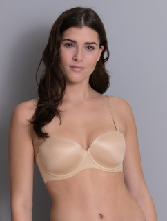 Padded Basic strapless podprsenka s kosticí variabil. ramínka 5640 desert - RosaFaia