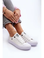 Dámské Klasické Nízké Tenisky BIG STAR AA274010 Bile Dámské Klasické Nízké Tenisky BIG STAR AA274010 Bile