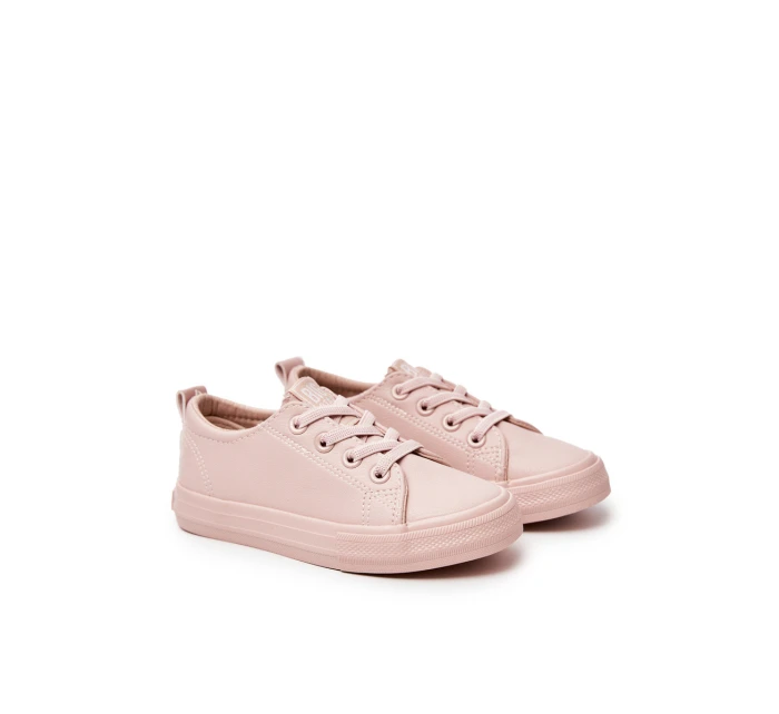 Kožené tenisky Big Star model 21571708 Nude - Big Star Shoes Kožené tenisky Big Star model 21571708 Nude - Big Star Shoes