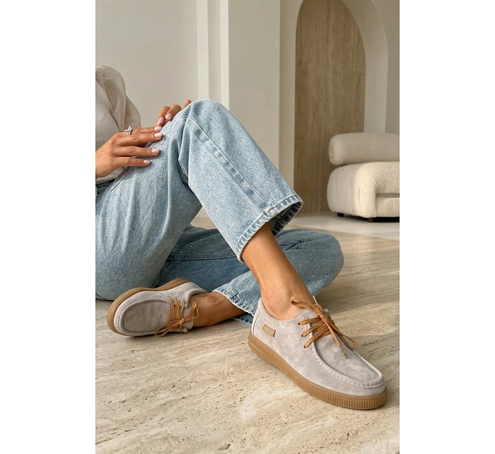 Polobotky z přírodního semiše Vinceza 95391 Béžové