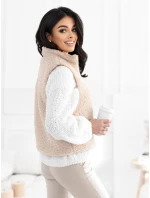 Kamizelka CS KZ model 21937097 jasny beżowy - FPrice Kamizelka CS KZ model 21937097 jasny beżowy - FPrice