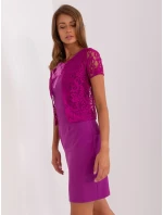 Sukienka LK SK fioletowy model 18856591 - FPrice Sukienka LK SK fioletowy model 18856591 - FPrice