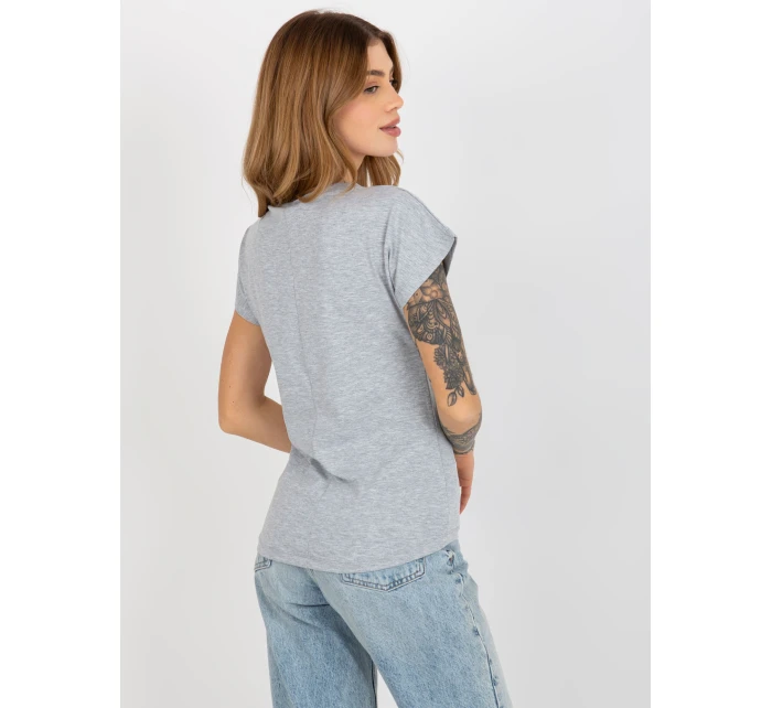 T shirt VI TS model 21727756 szary - FPrice T shirt VI TS model 21727756 szary - FPrice
