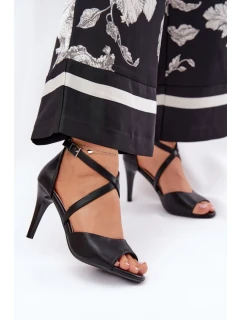 Sandály na podpatku model 211369 Step in style