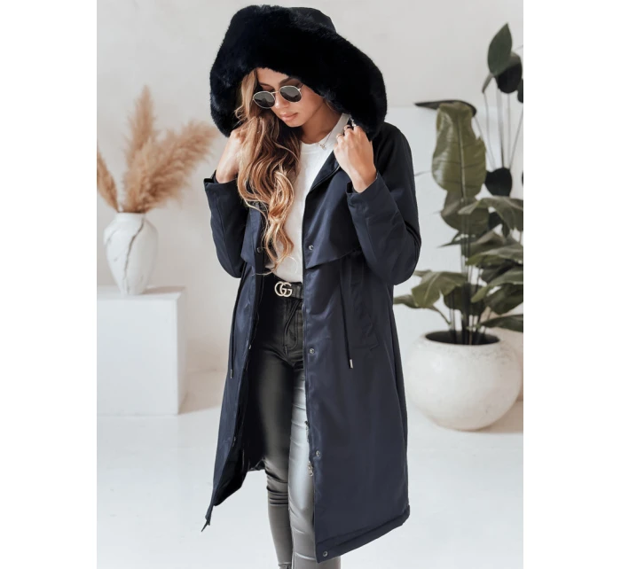 Dámská zimní bunda parka LUSTER navy blue FashionStreet TY4018